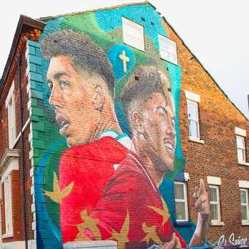 Roberto Firmino mural